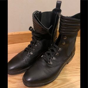 (Fits like 9 and 9.5) Beautiful Marina Rinaldi moto boots / combat boots